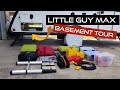 Little Guy Max /Tour our Basement/Underneath Storage/Our Must Haves