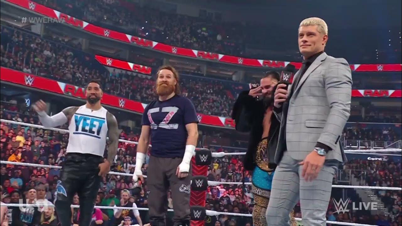 The Judgment Day Confronts Cody Rhodes, Seth Rollins, Jey Uso, and Sami ...