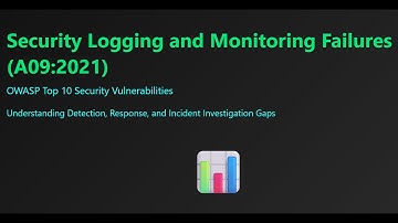 📊 A09: Security Logging & Monitoring Failures  OWASP Top10 2021  SAST+Real-World Breaches #devsecops