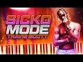 SICKO MODE | Travis Scott ft. Drake // Piano Synthesia Tutorial