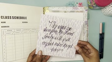 Composition Notebook: Scripture Writing/Junk Journal Flip Through