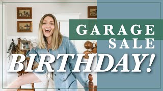 Garage Sale Birthday Extravaganza