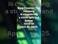 Baja Finance Stock Split #shorts #stockmarket #thewealthmakers