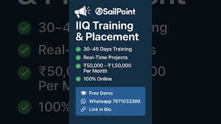 SailPoint IIQ Training & Placement Program | Cybersecurity Career in India | Free Demo & Salary Jobs