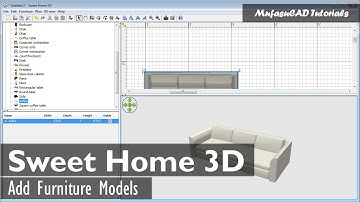 Sweet Home 3D Add Furniture Models