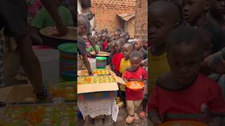 Feeding 150 hungry children 😊 #shortsvideo #viral #explore #love