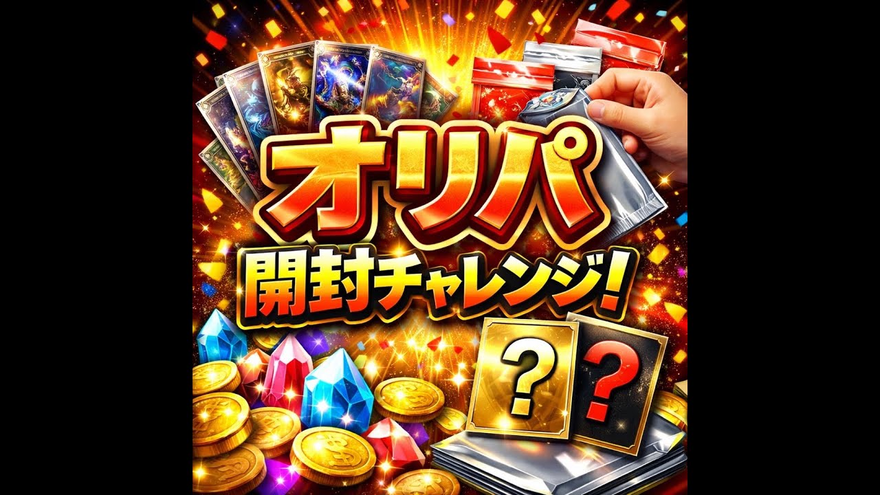 【悲劇の幕開け】根性のオリパ投資