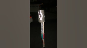 One stage streaming rocket #firework #salute #saluting