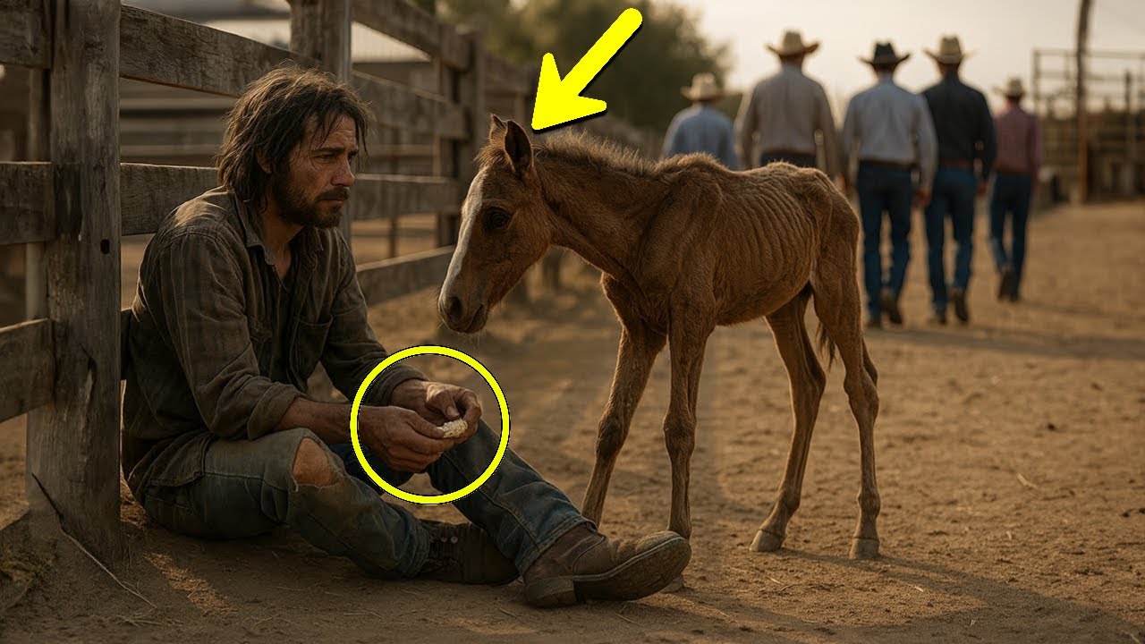 Éhező csikó ételt kér egy hajléktalan férfitől – ami ezután történik, az mindent felűlmúl