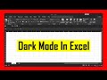 How to Enable Dark Mode Or Change Office Theme in Microsoft Excel