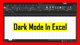 How to Enable Dark Mode Or Change Office Theme in Microsoft Excel screenshot 5