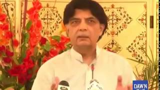 Nisar announces exit from politics; will give up NA seat, ministry on day of SC verdict