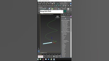 Đưa vật thể chạy trên đường dẫn trong 3Dsmax #apaacademy #thietkenoithat #3dsmax #shorts