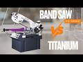 SD 500AV Band Saw in Action — Clean Titanium Cut with MX55 Blade