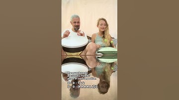 Rhythmic couple is practicing 7/8 on a #framedrum and #happydrum with my new web-app for rhythm.