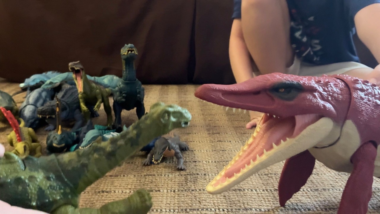 Jurassic World WATER DINOSAURS? Rebirth SURVIVAL Ultimate DAMAGE Smallest to Largest Collection Toys