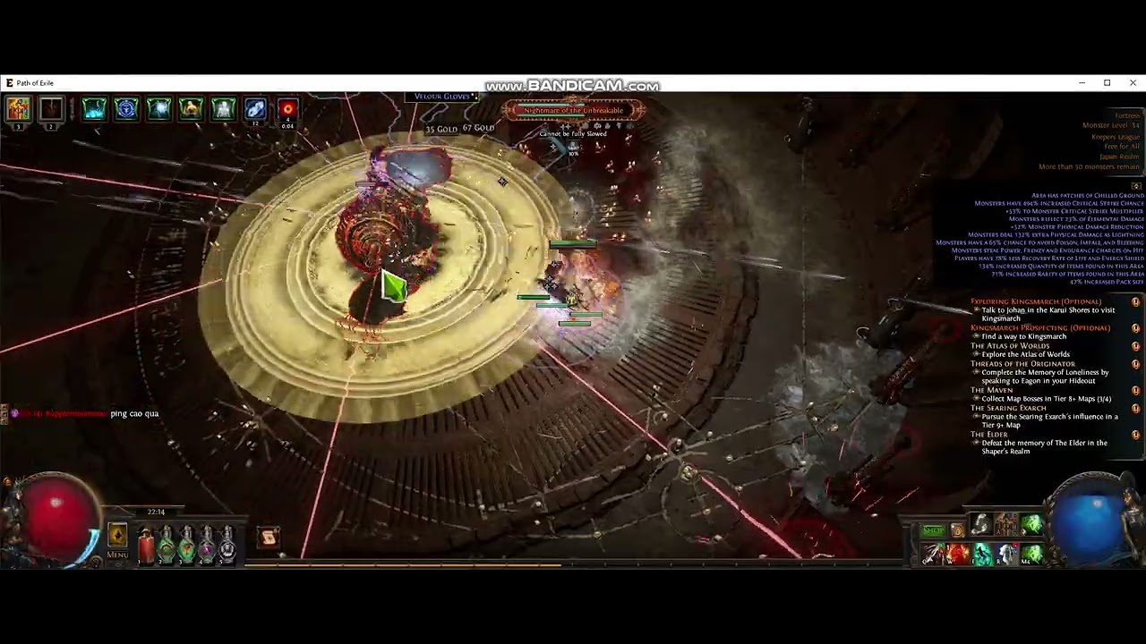 POE 3.27 Summon Holy Relic of Conviction - Fortress map (no spectre - no AG)