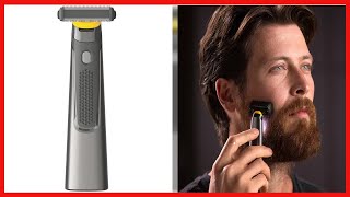 MicroTouch SOLO Titanium, Rechargeable Beard & Body Razor that Trims, Edges, Shaves, and Grooms