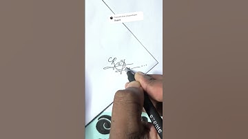 Make your own stylish sign | Signature Design. #art #shorts #signature #nameart #calligraphy #skills