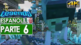 Minecraft Legends Gameplay Español Latino Campaña Parte 6 (4K 60FPS) 🕹️ SIN COMENTARIOS
