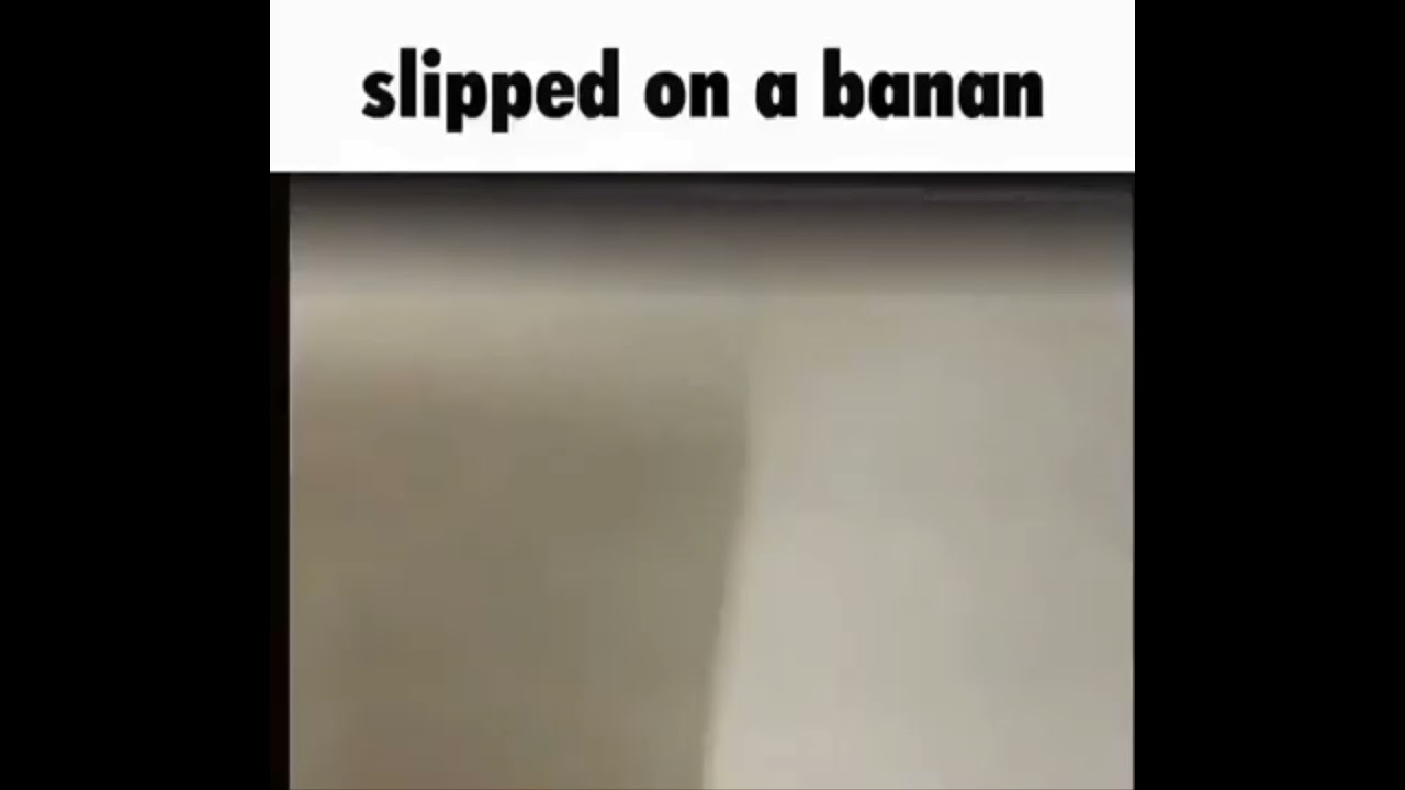Slipped On A Banana Meme But With Sound Effects