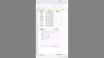BOTÃO DE ROTAÇÃO NO EXCEL | #shorts