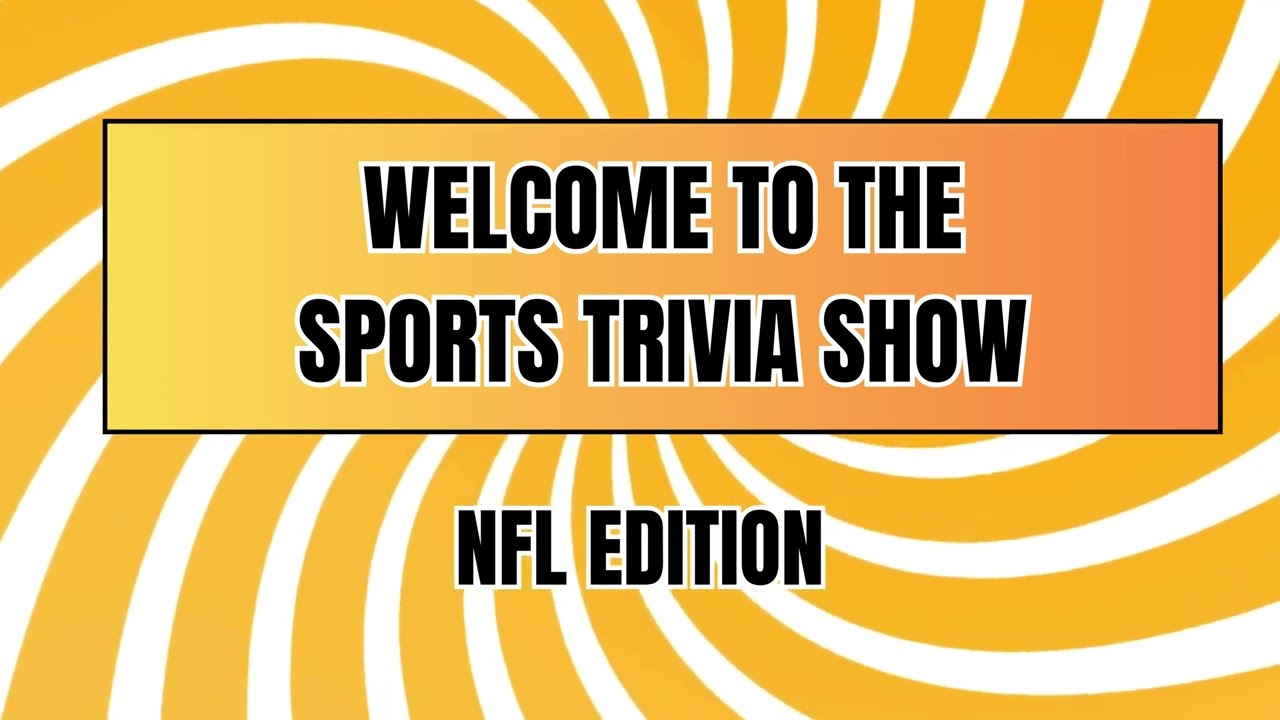 NFL Pro Football Sports Trivia - The Sports Quiz Show
