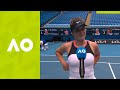 Elina Svitolina: "I had to really play my best!" (3R) on-court interview | Australian Open 2021