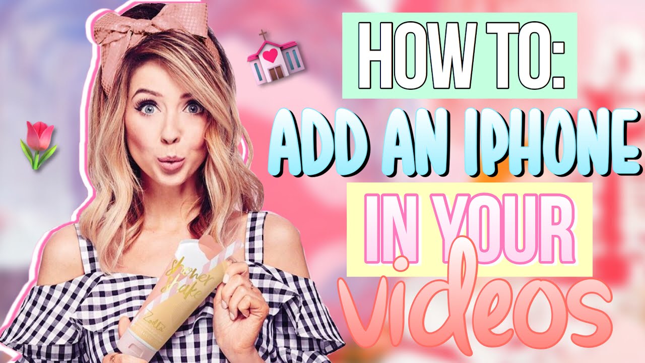 HOW TO PUT AN IPHONE IN TO YOUR VIDEOS YouTube