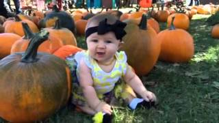Emma's first time at Papas Pumpkin Patch