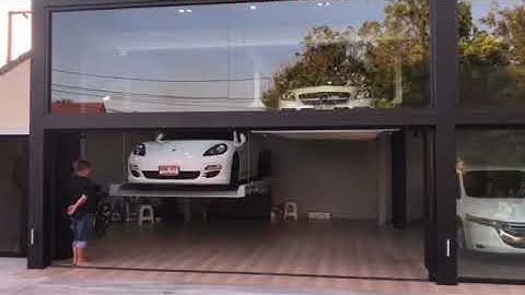 Int-psh2-eco, 2 cars high parking with independent movement.  up to 2.4 m lifting height.