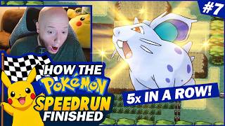 1 in 595000!? 5 FEMALE NIDORAN's IN A ROW! - HOW THE POKEMON SPEEDRUN FINISHED (Ep 7)