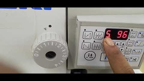 JUKI DDL- 900B DISPLAY  LOCK