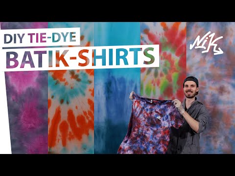 Die beste Technik für Batik-Shirts? | DIY Tie-Dye