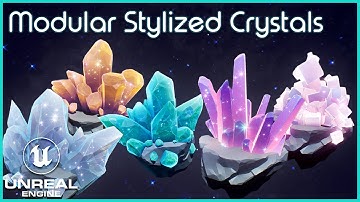 Stylized Modular Crystals [Unreal Engine Marketplace]