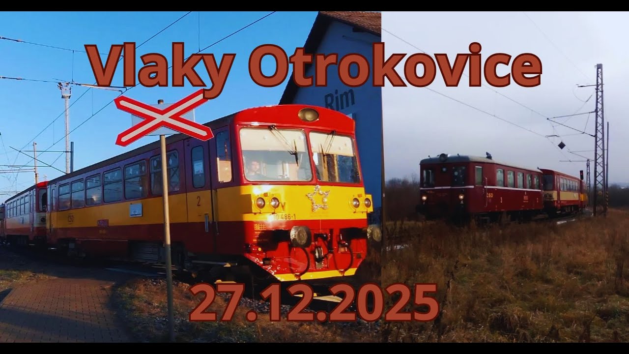 Vlaky Otrokovice 27.12.2025 