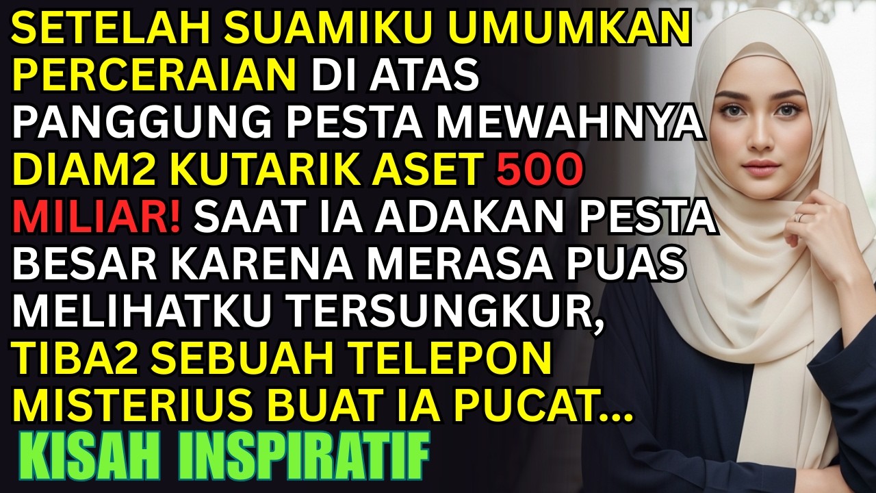 KUTARIK ASET 500 MILIAR! SAAT SUAMI UMUMKAN CERAI DI PESTA MEWAHNYA – DAN MUNCUL TELEPON MISTERIUS