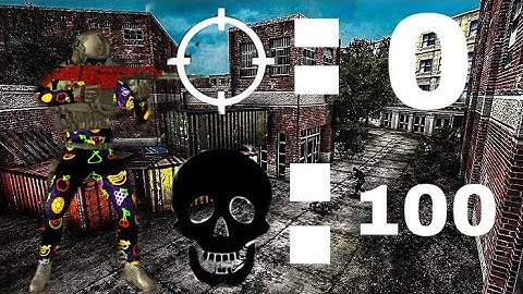 Trying to get 0 kills and 100 deaths in a bullet force team death match