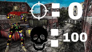 Trying to get 0 kills and 100 deaths in a bullet force team death match