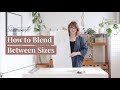 How to Blend Between Sizes on a Sewing Pattern