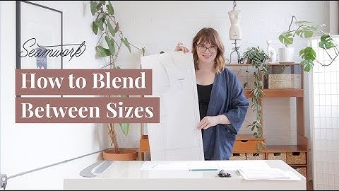 How to Blend Between Sizes on a Sewing Pattern