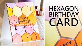 Hexagon Birthday Card