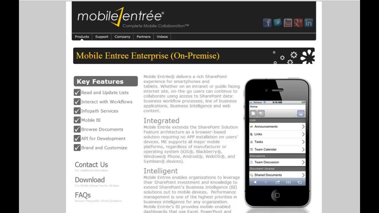 mobile entree enterprise infopath forms youtube infopath mobile forms