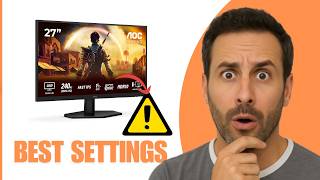 NEW! AOC Q27G42ZE Best Settings In 2026