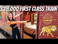 We boarded indias 28000 luxury train maharajas express 7 day journey
