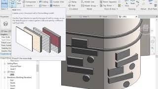 Spatial Modelling Revit Adjustable Wall Sweeps