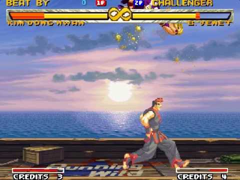 Kim Dong-Hwan Combo 01 - Garou: Mark of the Wolves