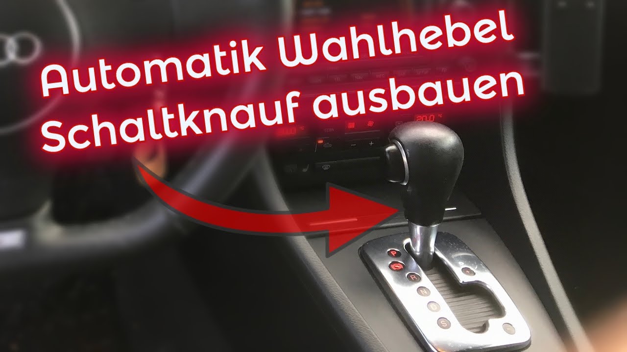 Schaltknauf Schalthebel Knauf Knopf für Audi A6 4B C5 A4 B5 A8 4D 5 Gang  Schwarz