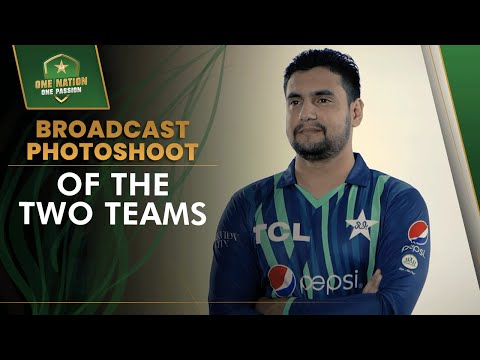 A Look Into The Broadcast Photoshoot of The Two Teams | Pakistan vs England | PCB | MA2T