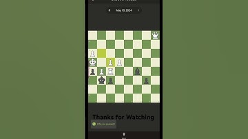 Daily Puzzle 5/15/24 #chess #chesscom #chesspuzzle #dailypuzzle #dailypuzzleanswers
